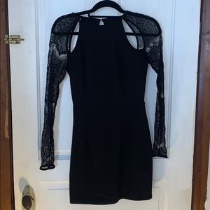 Open back dress